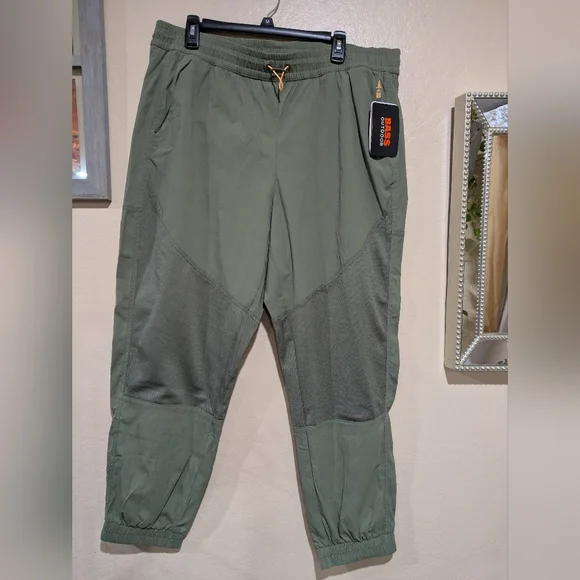 Bass Outdoor Men's Olive Green Cargo Jogger Pants XL - Picture 12 of 16